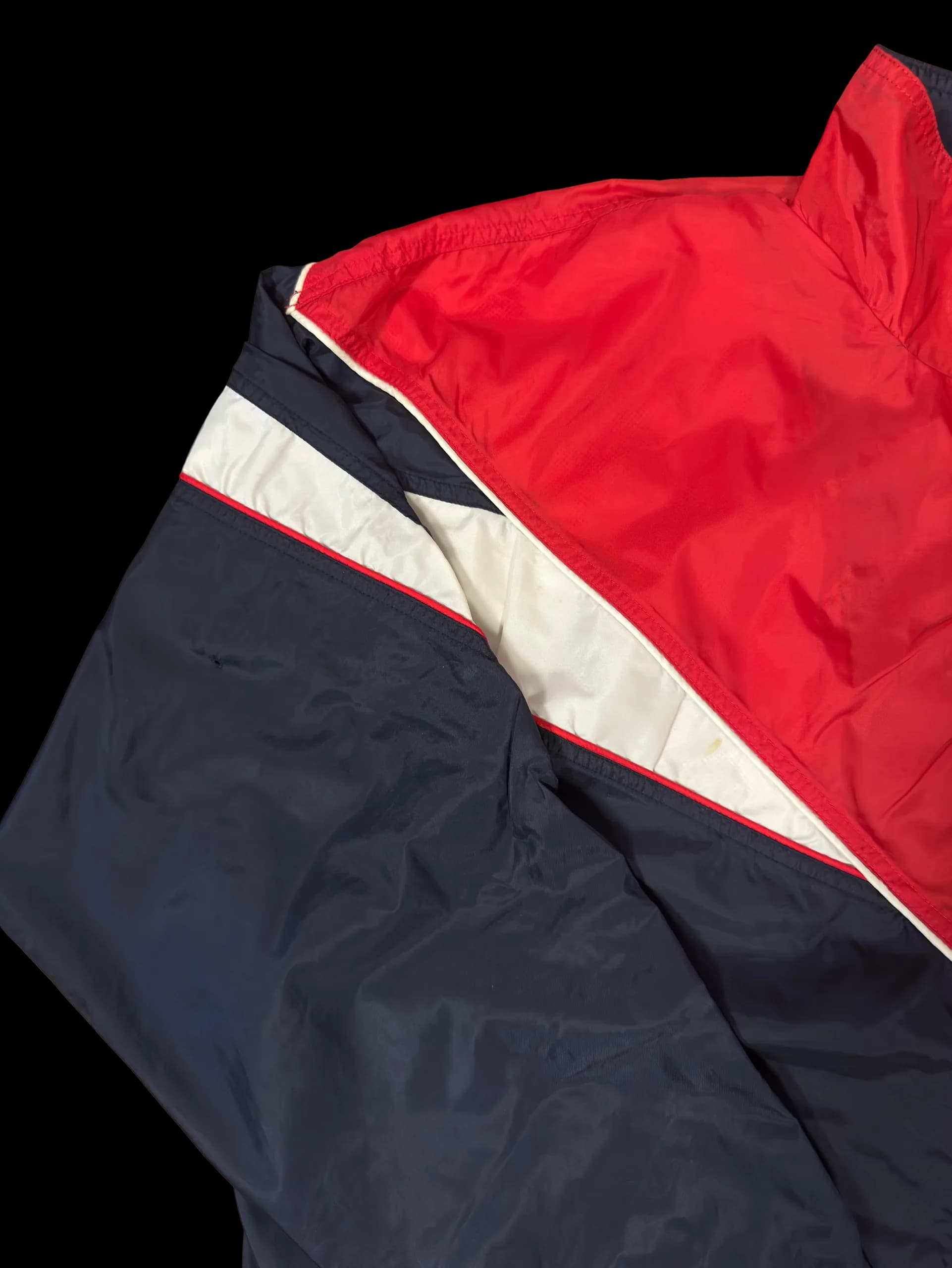 Vintage Windbreaker-Fila XL (Red/Navy) - image 6