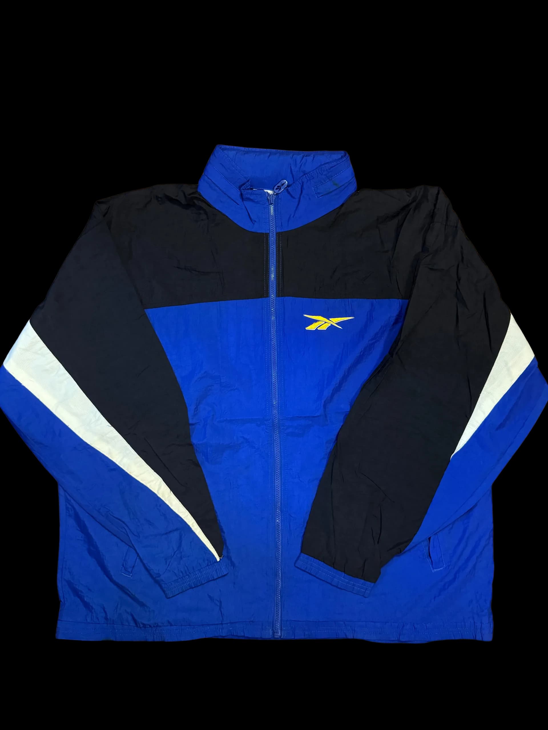 Vintage Windbreaker-Reebok XL (Blue) - image 1